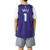 Jordan Hornets Ball #1 Trikot, Saison 23 Herren Tops Lila DO9520-567