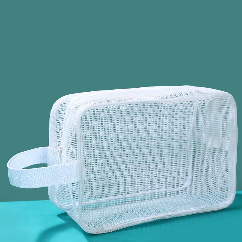 

Сетчатая мужская косметичка - Портативная, Непромокаемая, Черный чехол для хранения косметики для ванной и спортзала