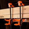JORGENSEN Clamp F Clamp Quick Bar Clamp 300mm Set of 2 Maximum Tightening Force 68kg Set Quick Release Lever Resin Protective Pad Wood Strong Fixation