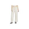 Nike Sportswear Phoenix Fleece Solid Color High Rise Lace Up Wide Leg Fleece Lined Loose Fit Casual Pants Women's Ecru FN3623-104