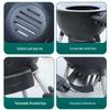 Huahangzhen 68cm Outdoor Wood Stove with Large Pot Stand