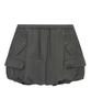 Syupeodeulai Women'S Cargo Balloon Mini Skirt Charcoal Sdflkcq51Chl