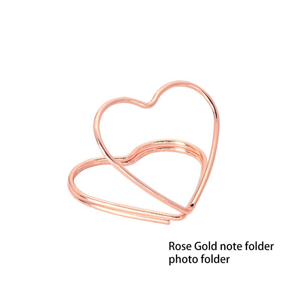 10Pcs Dining Table Clips Metal Double-Layer Anti-Rust Cards Holders DIY Message Crafts Rack Wedding Party Home Office