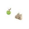 Ceramic Pear Statue Ornament Simulation Artwork Home Decoration Fruit Sculpture Book Stand Bookend