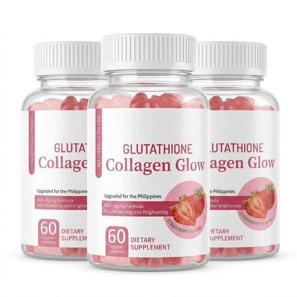 Integratore Alimentare Glutathione Collagene Glow, Gusto Fragola, 60 Pezzi