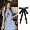 Black Bow Tie Rhinestone Bowknot Brooches For Women Shirt Collar Corsage Jewelry Clothing & Accessories