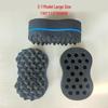 Black Hair Curling Sponge & Styling Comb Set