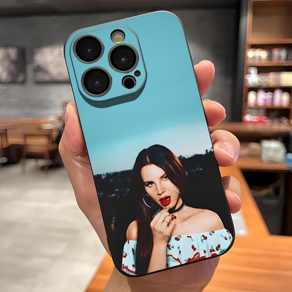 Singer L-Lana Del Rey Phone Case For IPhone 17 Pro Max 15 Pro 16 14 Plus 12 13 Mini 11 Pro Shockproof Soft Cover