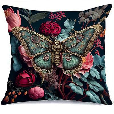 Schmetterling Dekorative Kissenhülle Wurfkissenhülle Abstrakte Kissenhülle Moderne Quadratische Couch Heimdekoration Kissenbezug 45X45 Cm