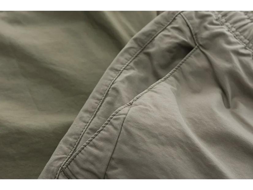 Urban Men's Breathable Elastic-Waist Summer Shorts - Versatile, Lightweight, Loose Fit