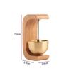 Room Decor Wooden Wind Chimes Wireless Doorbell Entrance Door Bell Decorative Wind Bell for Home Opening Hanging Decorations