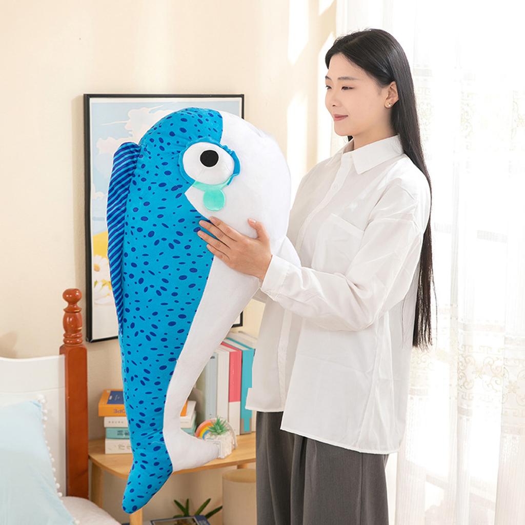 Cute And Fun Blue-spotted Fish Plush Toy:  The Playful Softness Of The Ocean Into Every  Of Life