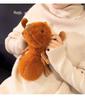 Creative Long Plush Heart Hippo Toy with Big Belly