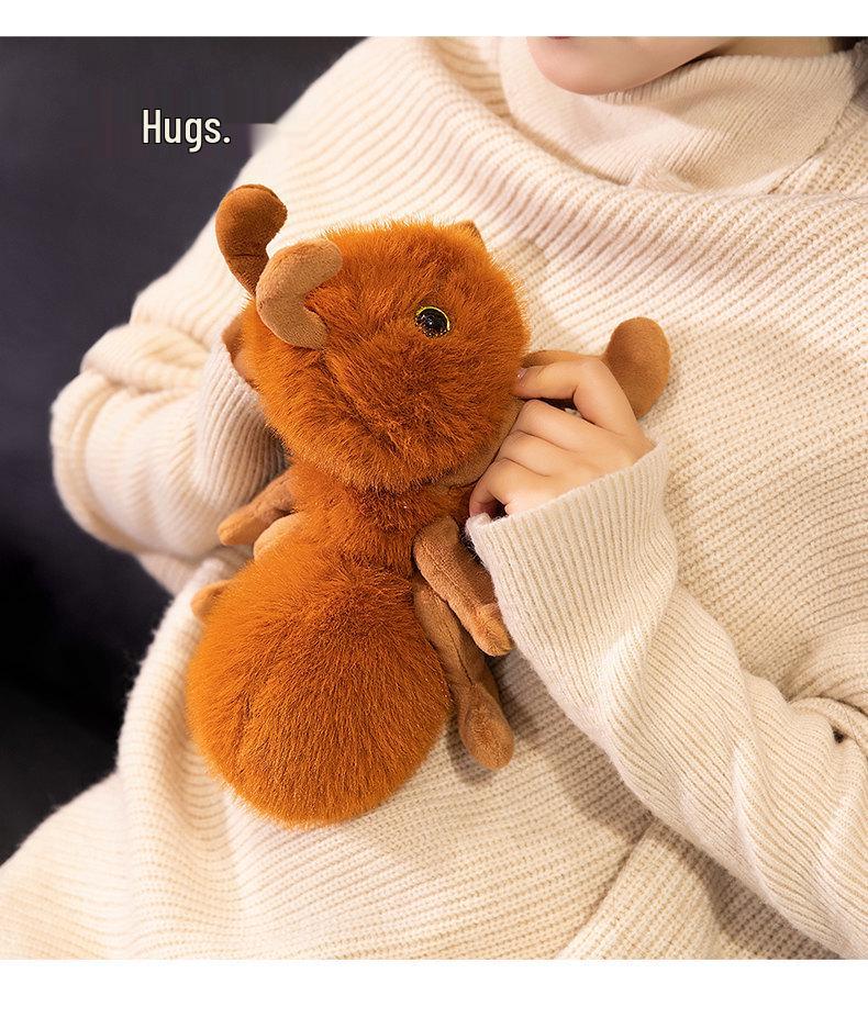 Creative Long Plush Heart Hippo Toy with Big Belly