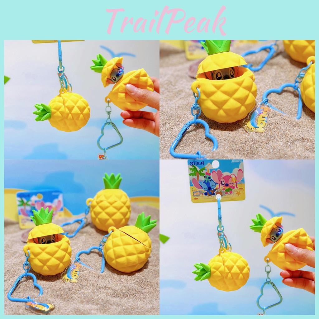 Silicone Pineapple Stitch Keyring With Press Design For Kids Decoration Bag
