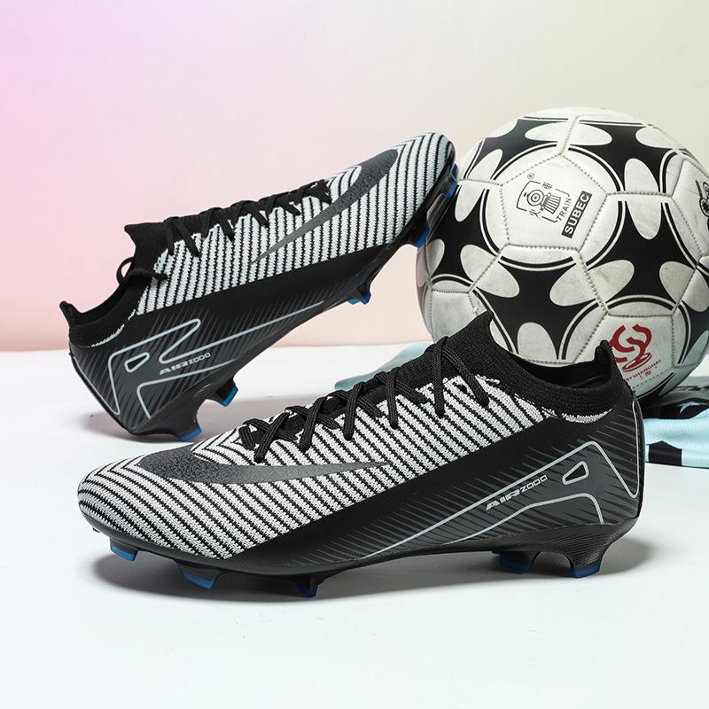 Flying Woven Football Shoes Men'S And Women'S World Cup Low-Top Youth Ag Spikes Adult Training Sports Shoes