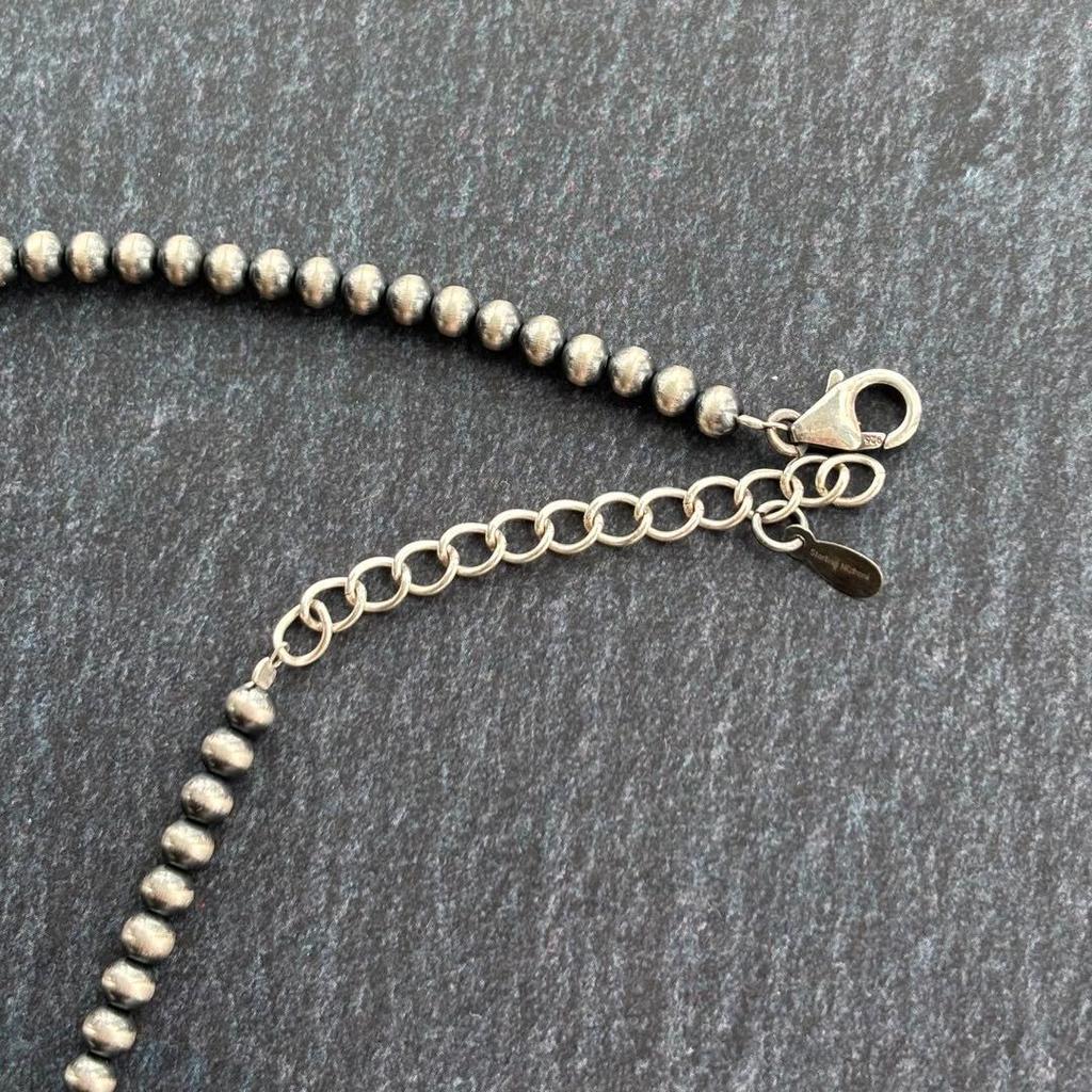 Used Directly imported from AmericaNew Navajo pearl & turquoise lariat necklace