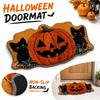 Halloween Novelty Doormat for Front Door Entryway and Porch Decor