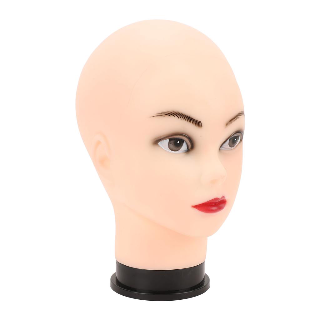 Weibliche Glatze Mannequin Kopf PVC für Perücken Ausbildung Herstellung Hut Brillen Display Professionelle Cosmetol