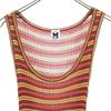 Missoni Made In Italy Border Pattern No Sleeve Knit One Piece 42 Women Used