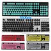 104Pcs/Set Clear Backlight Replacement for Mechanical Keyboard Keycaps Cover