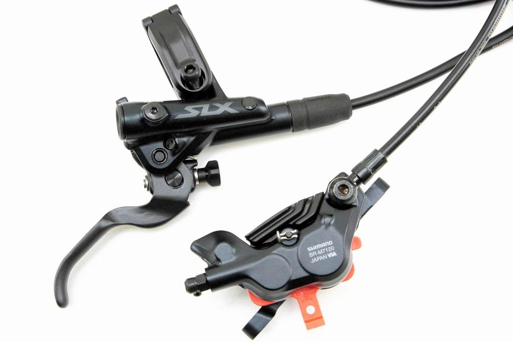 SHIMANO Deore SLX High Performance Hydraulic Disc Brake No Rotor Front and Rear Set Black 4-pot 4-piston BL-M7100 BR-M7120