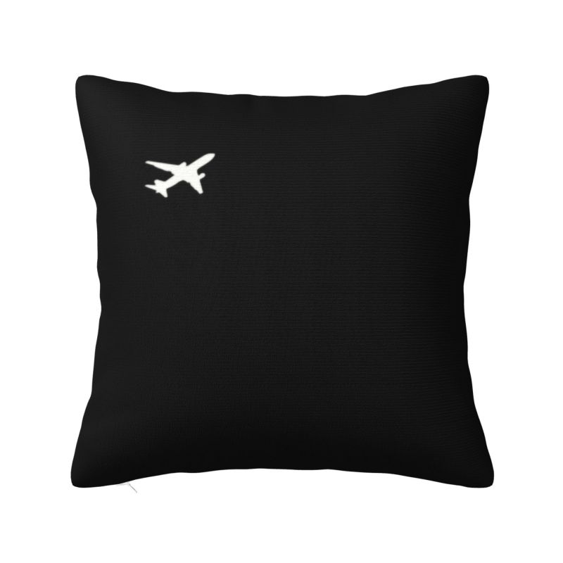 Cockpit Six Dials Flight Simulator Pilot Nordic Pillow Cover Home Decor Airplane Aircraft Car Cushion