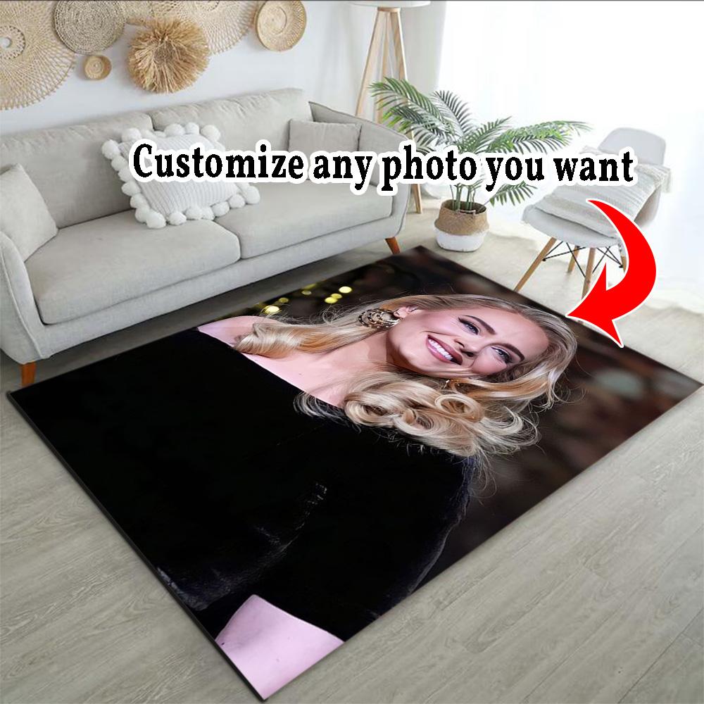Customize Image Personalized Image Area Rug Suitable for Kitchen Balcony Game Room Living Rooms Anti-slip Rug Decorate Offices