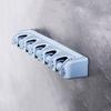 Practical Bathroom Organizer Durable Plastic Organizer for Bathroom Supplies Efficient Storage Rack Wall Mounted Shelves
