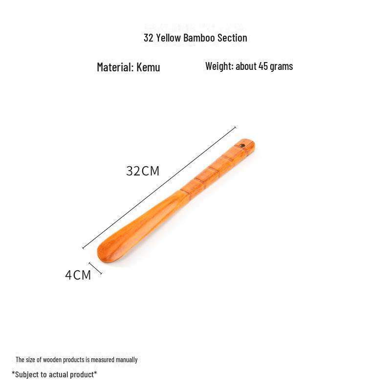 

Наддовгий міцний дерев яний ріжок для взуття та чухалка для спини – 75 см, не потрібно нахилятися