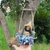 Desk Sculpture Toy High Quality Plastic Made Decorations Cute Hanging Witch