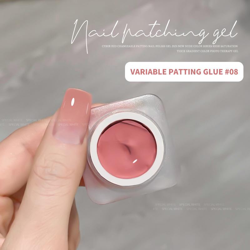 20-Color Summer Gradient Blush Gel: Versatile No-Wash Semi-Solid Nail Art