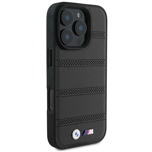 Bmw Bmhmp16L23Puspk Iphone 16 Pro6.3 Czarny/Black Hardcase M Perforated And Stitched Line Magsafe