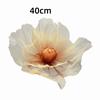 Single Flower Head Simulated Flower Silk Mesh Yarn Large Poppy Silk Screen Flower Beautiful Decoration Stand Props