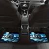 4pcs Car Floor Mats Suitable For Suvs Or Pickup Trucks, Presenting Wolf Moon Clouds Design Along With Thoughtful Present Opportunities