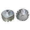 Cap Wrench Suitable for Toyota Lexus Oil Grid Wrench Filter Element Wrench Disassembly Oil Grid Tool Black Silver