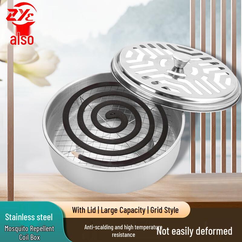 Stainless Steel Mesh Mosquito Coil & Incense Burner