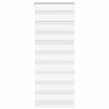 VidaXL Store Zèbre Blanc 55x150 Cm Largeur Du Tissu 50,9 Cm Polyester, Store À Enrouleur Zébré, Store Zébré Pour Fenêtre, 4014746