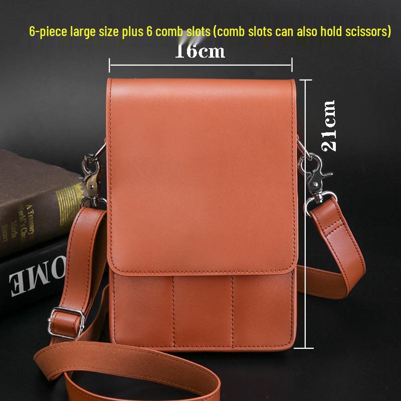 Large Capacity Hairdressing Scissors and Tool Bag - Crossbody and Waist Design for Pet Groomers and Hairstylists