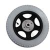 320mm Wheelchair Tire PU Inflatable Wheel Alloy Steel Hub Disabled Vehicle Rear Tyre 4 Hole