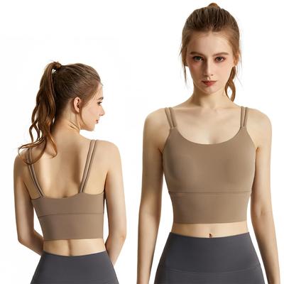 Solcy Kabelloser Sport-BH mit Haken und Vollständigen Doppelten Schulterträgern Dehnbar Perfekt für und Größe M Damen Schlaufe, Cup, Träger, Passform, Training, Yoga,