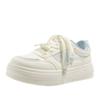 Spring mesh breathable lightweight board shoes student platform casual sports shoes