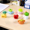 Miniatura de Cacto Fofa Pequena Planta de Cacto em Vaso para Decoração de Mesa de Escritório em Casa Plantas Verdes Simuladas para Jardim de Fadas Micro Paisagem