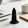 Acessórios Artísticos de Casa de Nicho Estátua da Dama Velada Fantasma, Escultura de Mulher Envolto Impressa em 3D, Peça de Arte de Mesa Elegante com Capuz Gótico Figura de Ceifador,