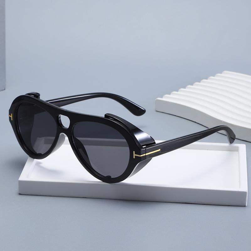Double Bridges Sunglasses Male Female Vintage Candy Color Pilot Goggles Stylish Eyewear Women Outdoor Sports Trending Sun Eyeglasses