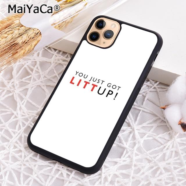 

MaiYaCa You just got LITT UP Suits Phone Case For iPhone 17 Air 16 pro max 15 14 plus 12 13 Shell Cover coque iPhone 15plus