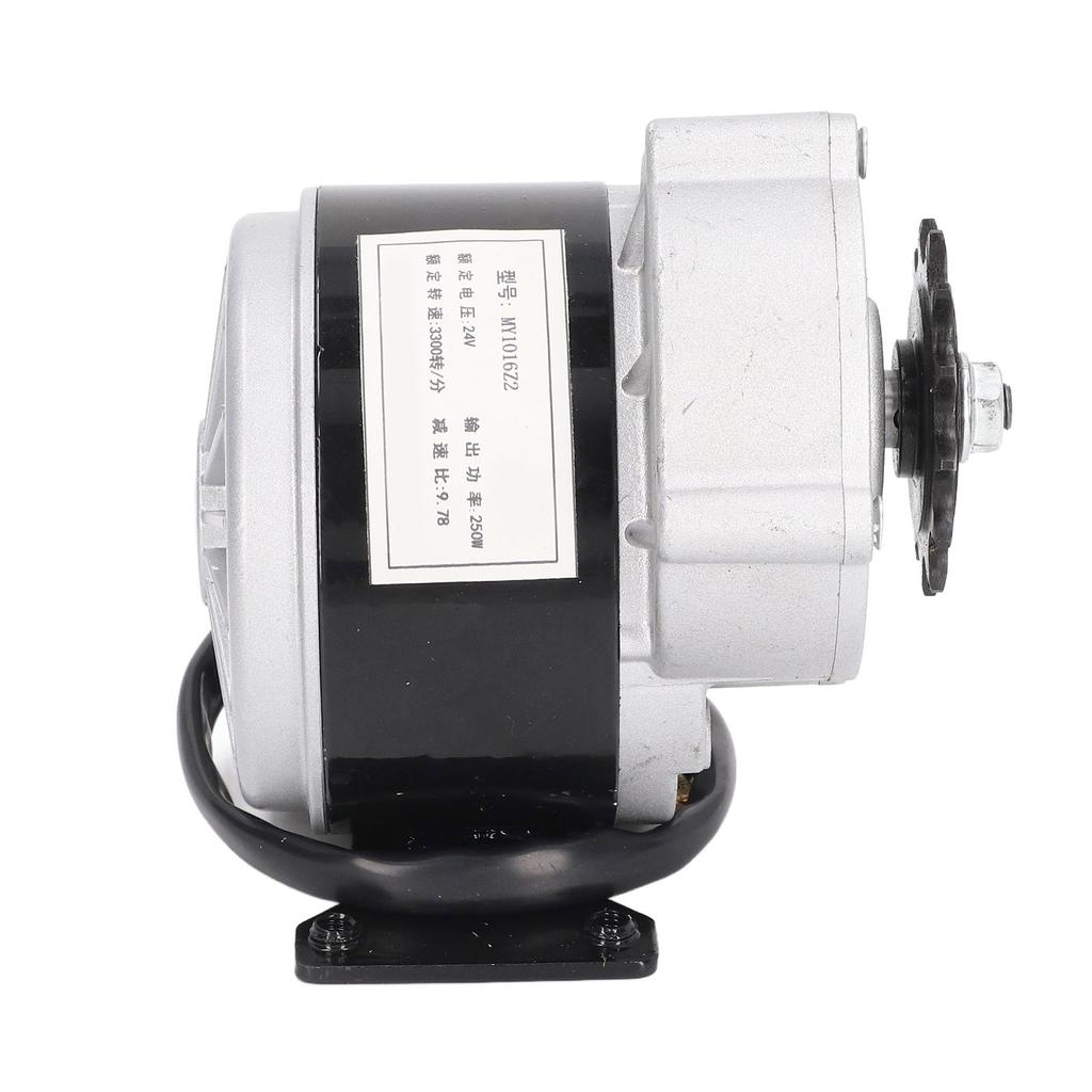 Silnik prądu stałego szczotkowy 24V 250W 13 zębów zwalniający Prądu stałego elektryczny silnik szczotkowy z podstawą do maszyn rolniczych