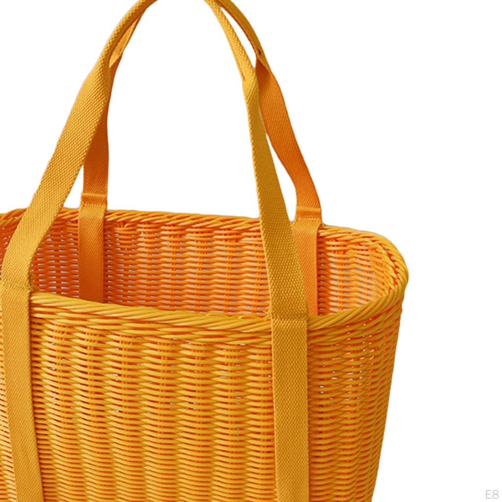 Hand Woven Basket Vegetable Storage Portable Multipurpose Handwoven Nesting Bin