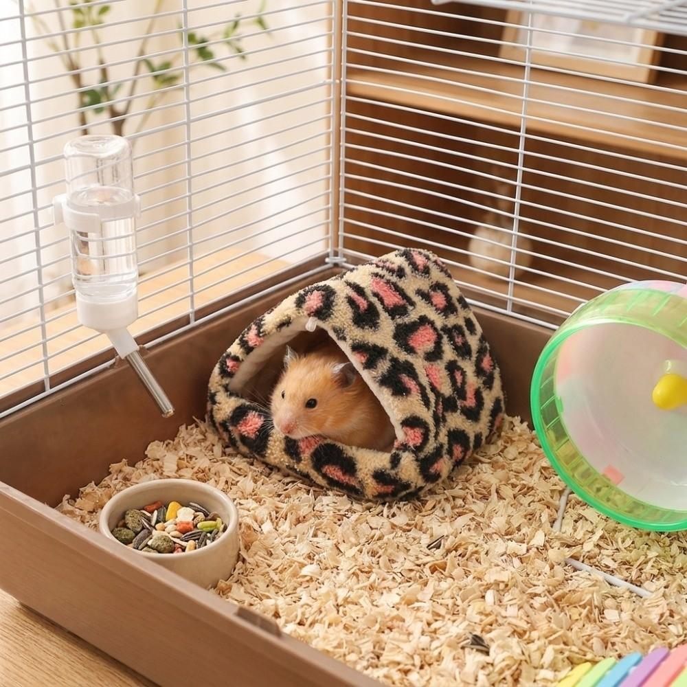 Thickened Warm Parrot Hammock Cave Cold-proof Pet Cotton Hut Winter Hamster Nest Cage Accessories