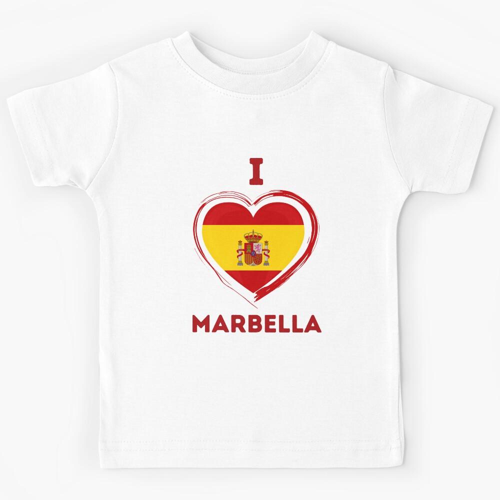 Love Marbella Spain Kids T-Shirt 130